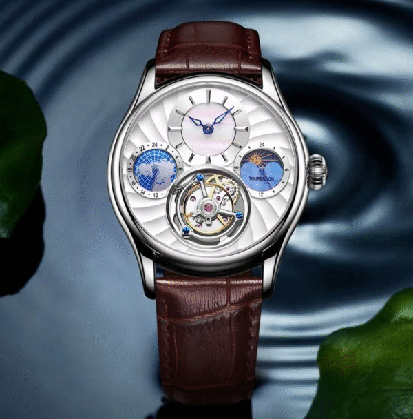 PSD Aesop Tourbillon Limited Edition Men’s Watch – 316L Stainless Steel & Mechanical Movement
