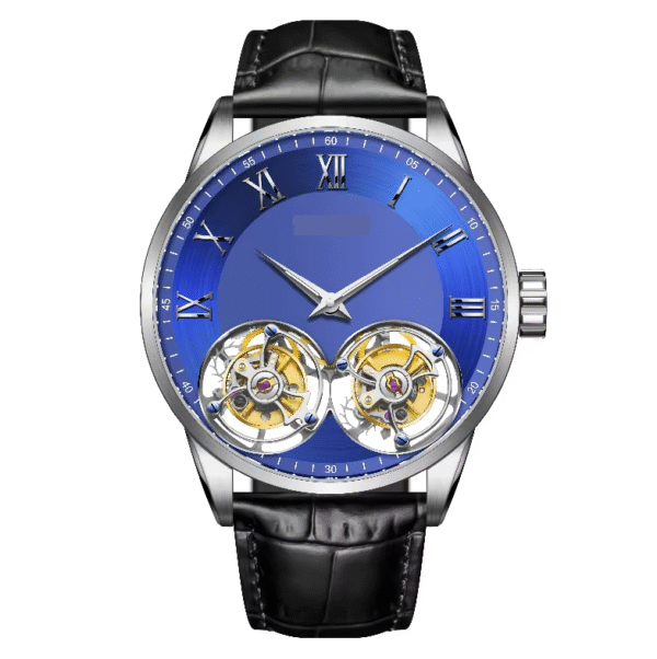 PSD Celestia Tourbillon Men’s Watch – 316L Stainless Steel, Blue Starry Dial & Automatic Movement